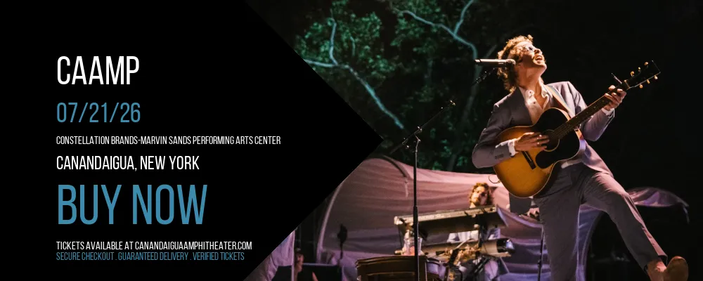 Caamp at Constellation Brands-Marvin Sands Performing Arts Center