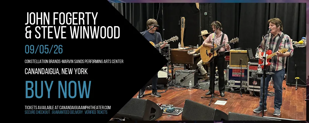 John Fogerty & Steve Winwood at Constellation Brands-Marvin Sands Performing Arts Center